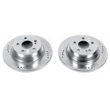 Load image into Gallery viewer, Power Stop 14-16 Mercedes-Benz E250 Rear Evolution Drilled &amp; Slotted Rotors - Pair