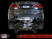 Load image into Gallery viewer, AWE Tuning BMW F3X 28i / 30i Touring Edition Axle-Back Exhaust Single Side - 80mm Black Tips - GTR Auto