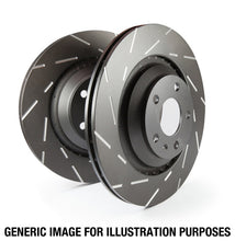 Load image into Gallery viewer, EBC 06-07 Cadillac CTS 2.8 (Sports Suspension) USR Slotted Rear Rotors USR7303