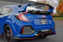 Load image into Gallery viewer, PERRIN 17-21 Honda Civic Si/Type R/Touring/Hatchback Tow Hook Kit Rear - Neon Yellow
