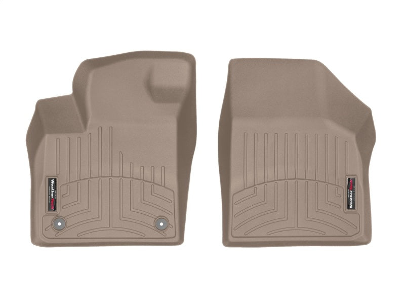 WeatherTech 2019+ Volkswagen Atlas (No Passenger Side Retention Devices) Front FloorLiner - Tan - GTR Auto