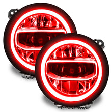 Load image into Gallery viewer, Oracle Jeep Wrangler JL/JT RGB+W Headlight DRL  Kit - ColorSHIFT w/ Simple Controller