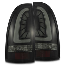 Load image into Gallery viewer, AlphaRex 05-15 Toyota Tacoma PRO-Series LED Tail Lights Jet Black - GTR Auto