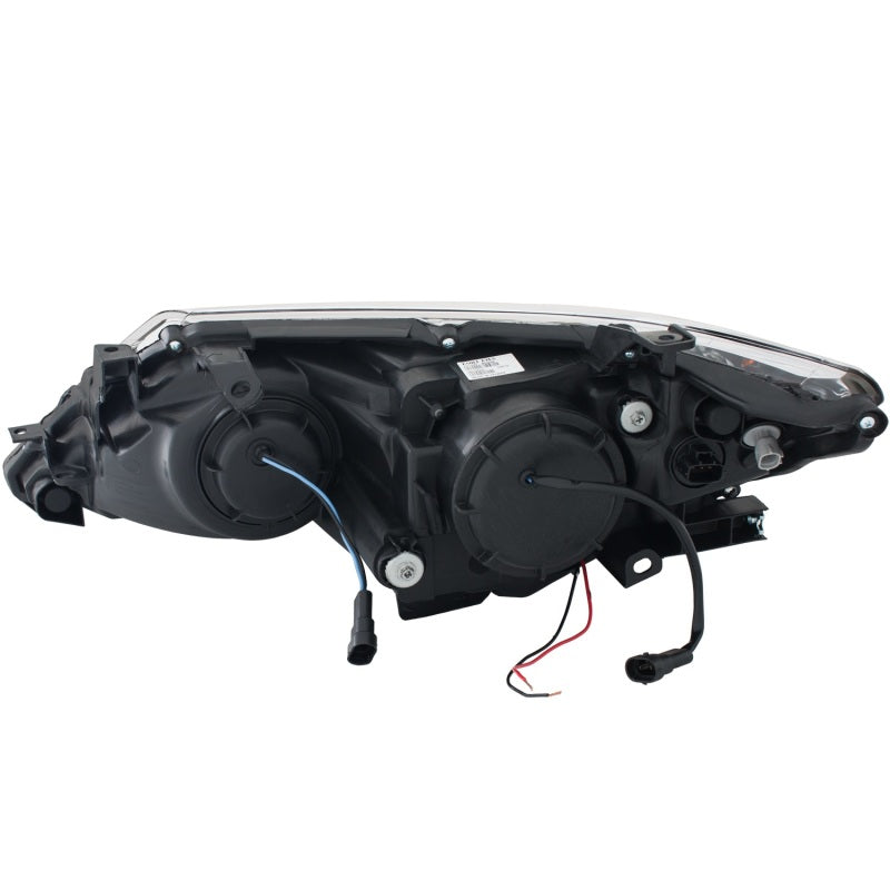 ANZO 2012-2013 Toyota Camry Projector Headlights w/ Halo Black - GTR Auto