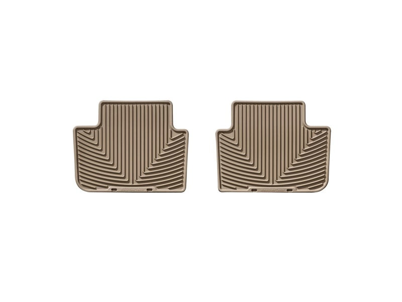 WeatherTech 04+ BMW X3 Rear Rubber Mats - Tan - GTR Auto
