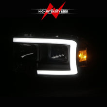 Load image into Gallery viewer, ANZO 97-04 Dodge Dakota/Durango Crystal headlight Set w/ Light Bar Black Housing - GTR Auto