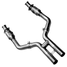 Load image into Gallery viewer, Kooks 05-10 Ford Mustang GT 2 1/2in x 2 1/2in OEM Exhaust GREEN Cat H Pipe - GTR Auto