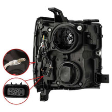 Load image into Gallery viewer, AlphaRex 15-19 Chevy 2500HD PRO-Series Proj Headlights Plank Style Blk w/Activ Light/Seq Signal/DRL - GTR Auto