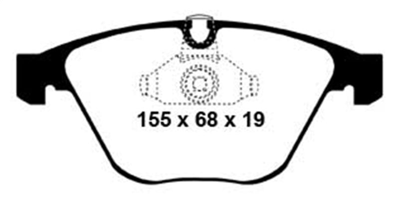 EBC 08-10 BMW M3 4.0 (E90) Redstuff Front Brake Pads - GTR Auto