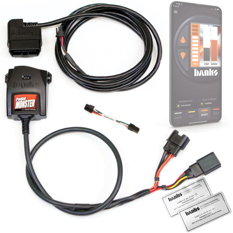 Banks Power Pedal Monster Kit (Stand-Alone) 07-19 RAM 2500/3500/11-20 Ford F-Series 6.7L Use w/Phone - GTR Auto