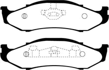 Load image into Gallery viewer, EBC 97-99 Jeep Cherokee 2.5 82mm High Rotors Greenstuff Front Brake Pads DP61255