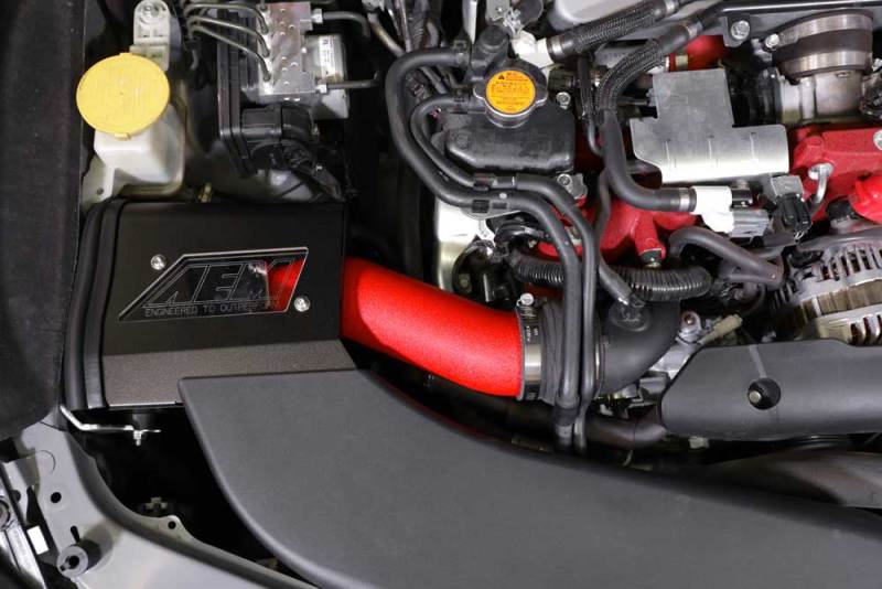AEM Induction 2019 Subaru WRX STI 2.5L Cold Air Intake - Wrinkle Red - GTR Auto