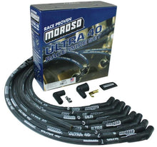 Load image into Gallery viewer, Moroso Ford 289-302 Ignition Wire Set - Ultra 40 - Sleeved - HEI - 135 Degree - Black 73833