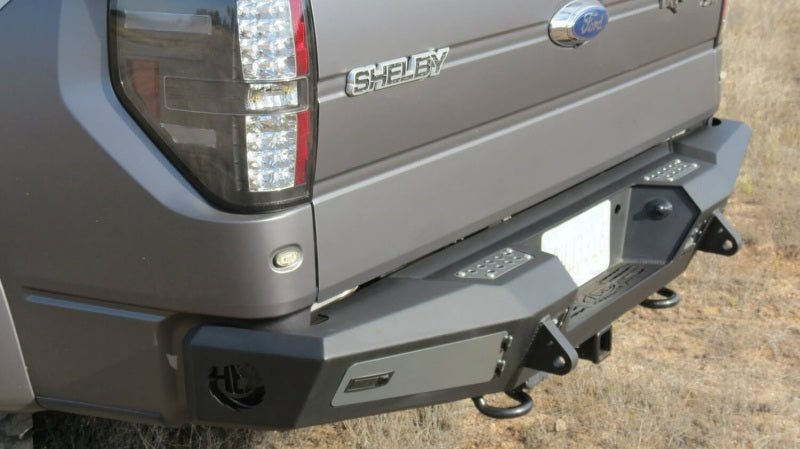 Addictive Desert Designs 10-14 Ford F-150 Raptor HoneyBadger Rear Bumper w/ Tow Hooks - GTR Auto
