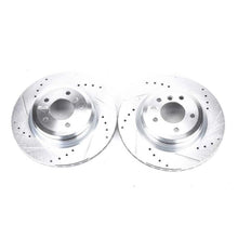 Load image into Gallery viewer, Power Stop 2006 BMW 330i Rear Evolution Drilled &amp; Slotted Rotors - Pair - GTR Auto