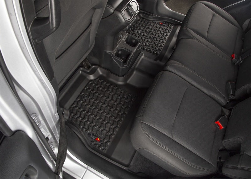 Rugged Ridge Floor Liner Front/Rear Black 2018-2020 Jeep Wrangler JL 4 Dr 12987.05