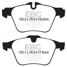Load image into Gallery viewer, EBC 13+ Jaguar F-Type (Cast Iron Rotors Only) 3.0 Supercharged (340) Redstuff Front Brake Pads