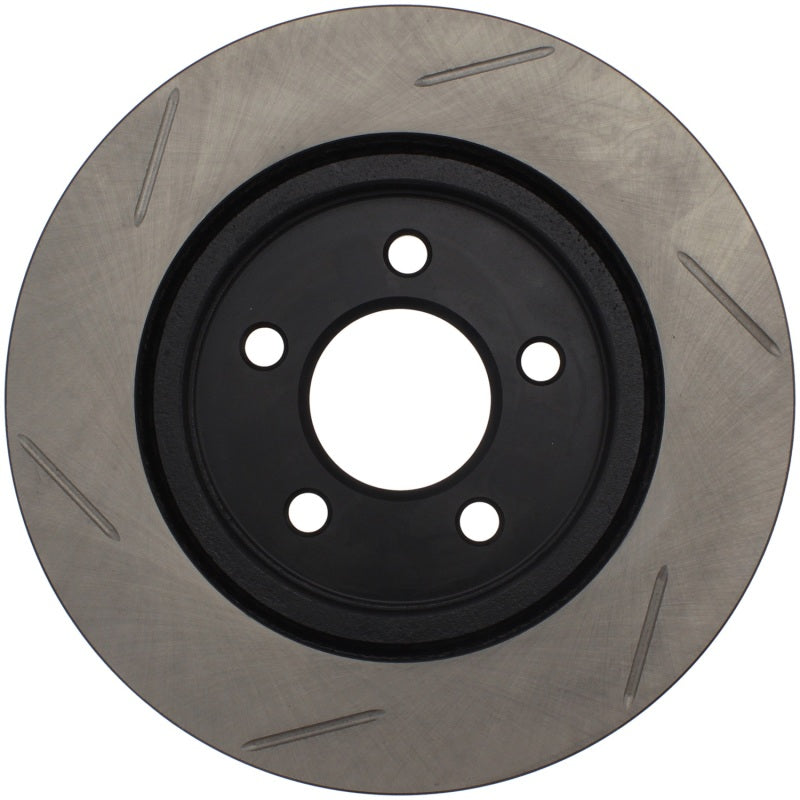 StopTech Power Slot 05-10 Mustang V6/4.0L / GT V8-4.6L Rear Left Slotted Rotor 126.61087SL