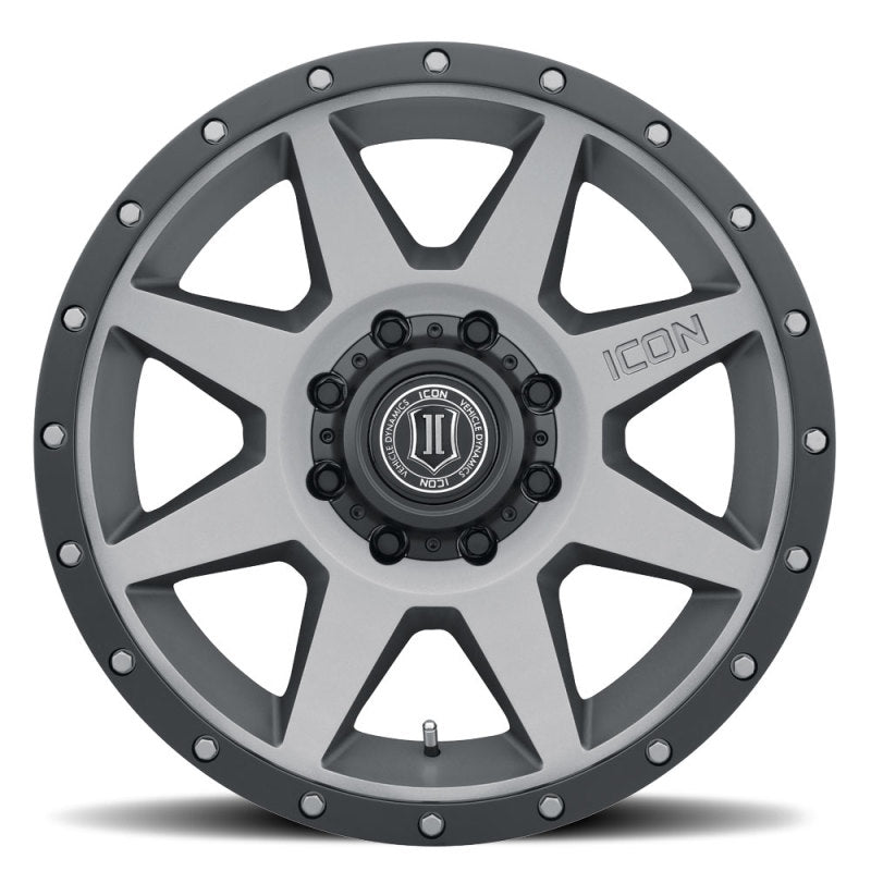 ICON Rebound 20x9 8x170 6mm Offset 5.25in BS Titanium Wheel - GTR Auto