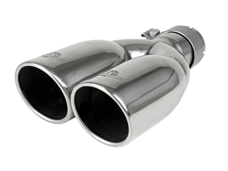 aFe Rebel Series 2.5in 409 SS Axle-Back Exhaust Polished 07-18 Jeep Wrangler (JK) V6-3.6L/3.8L - GTR Auto