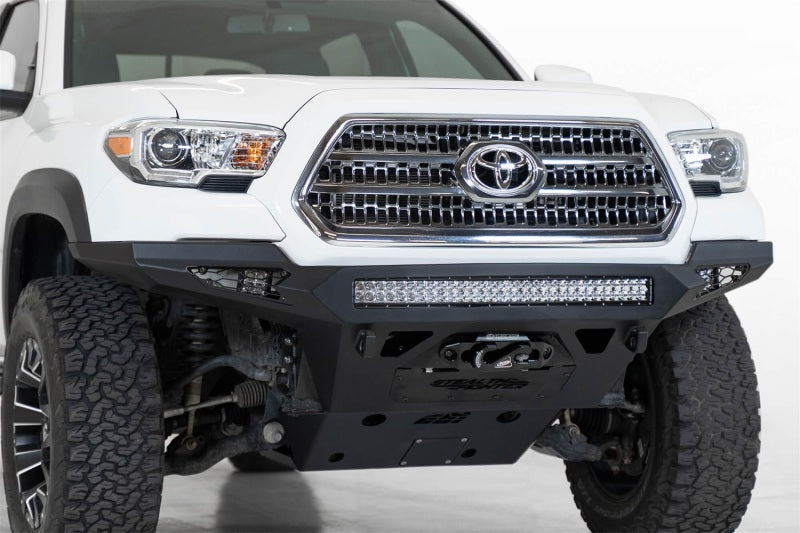 Addictive Desert Designs 16-19 Toyota Tacoma Stealth Fighter Front Bumper w/ Winch Mount - GTR Auto