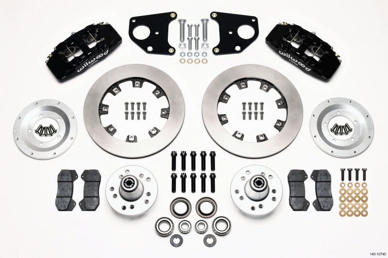 Wilwood Dynapro 6 Front Hub Kit 12.19in 62-72 CDP B & E Body-Drum - GTR Auto