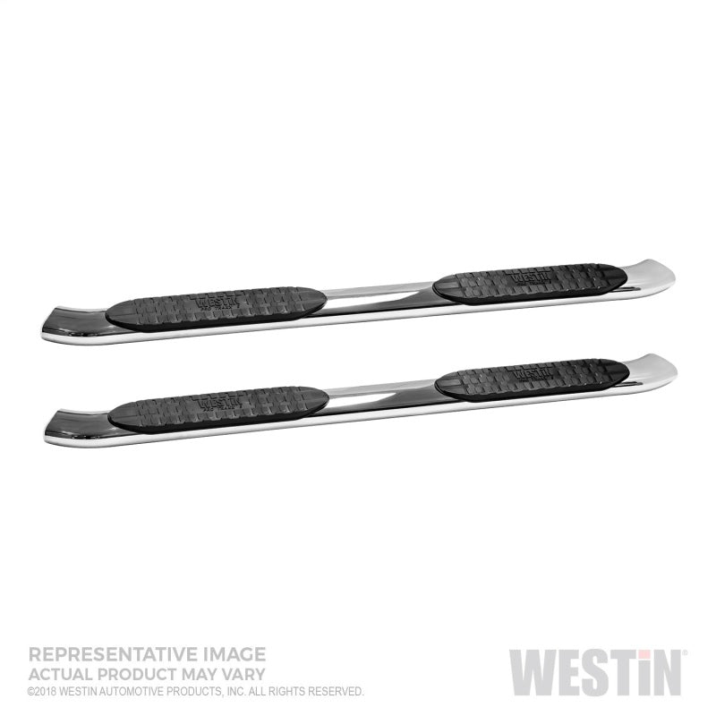 Westin 2019 Chevrolet Silverado/Sierra 1500 Crew Cab Non LD PRO TRAXX 5 Oval Nerf Step Bars - SS - GTR Auto