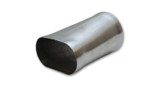 Load image into Gallery viewer, Vibrant 3.5in oval (Nominal) x 3.5in Round Transiton adapter T304 SS 6in long - GTR Auto