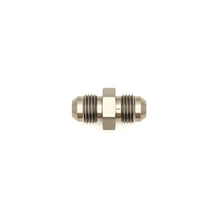 Load image into Gallery viewer, DeatschWerks 6AN Male Flare to 6AN Male Flare Coupler - Anodized Matte Black - GTR Auto
