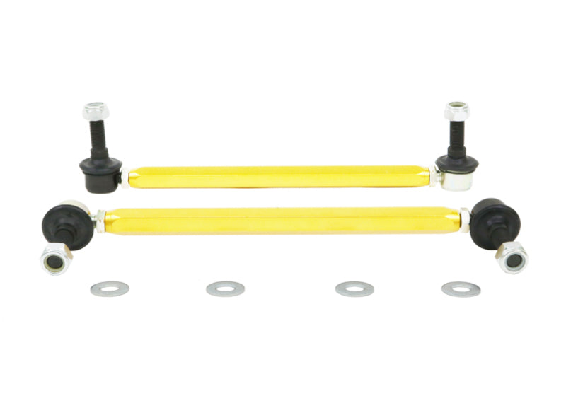 Whiteline 18-19 Kia Stinger Front Sway Bar Link Assembly Heavy Duty Adjustable Steel Ball - GTR Auto