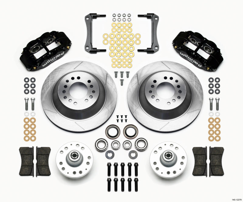 Wilwood Narrow Superlite 6R Front Hub & 1PC Rtr Kit 12.88in 70-78 Camaro - GTR Auto