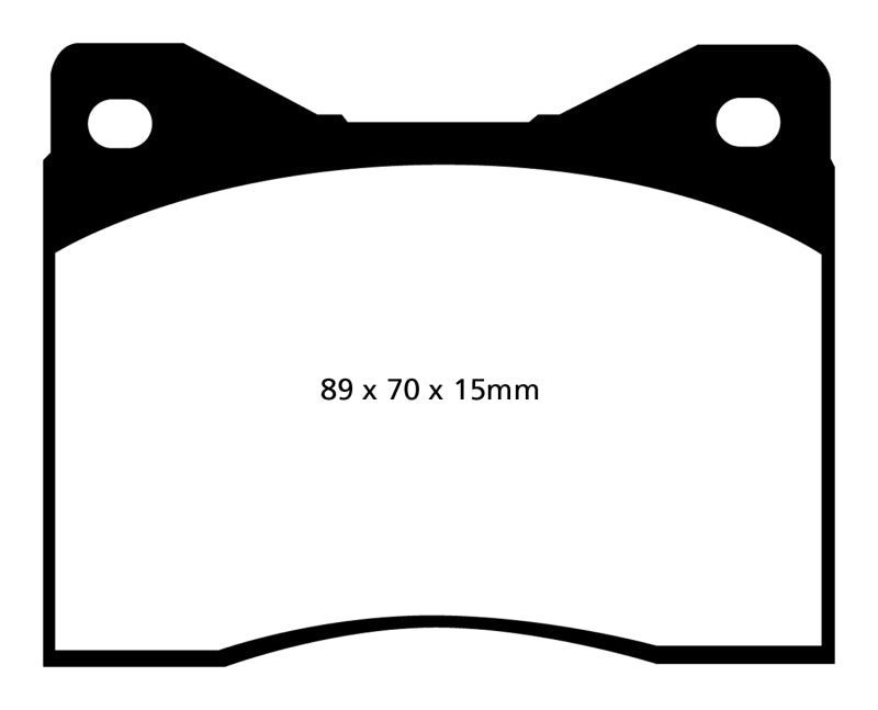 EBC 96-00 Ac Ace 5.0 Greenstuff Front Brake Pads - GTR Auto