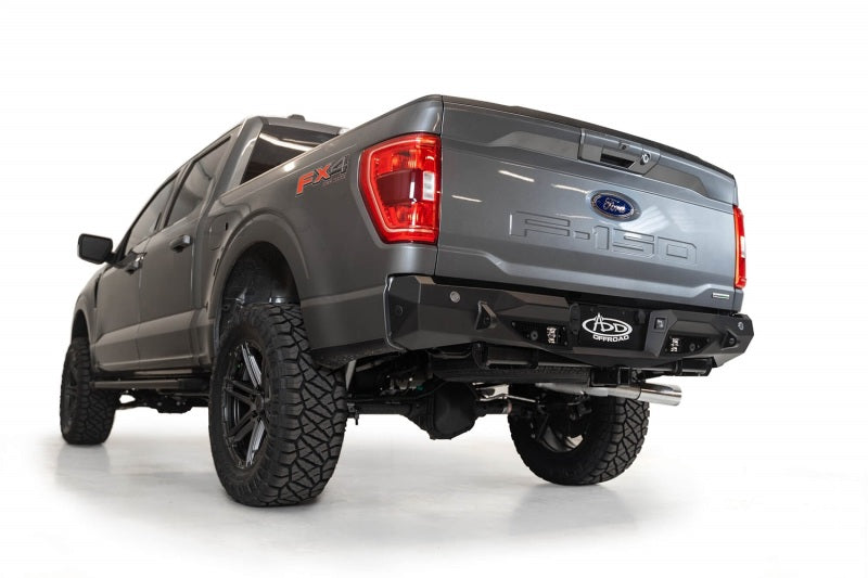 Addictive Desert Designs 2021 Ford F-150 Stealth Fighter Rear Bumper w/ Back up Sensors - GTR Auto