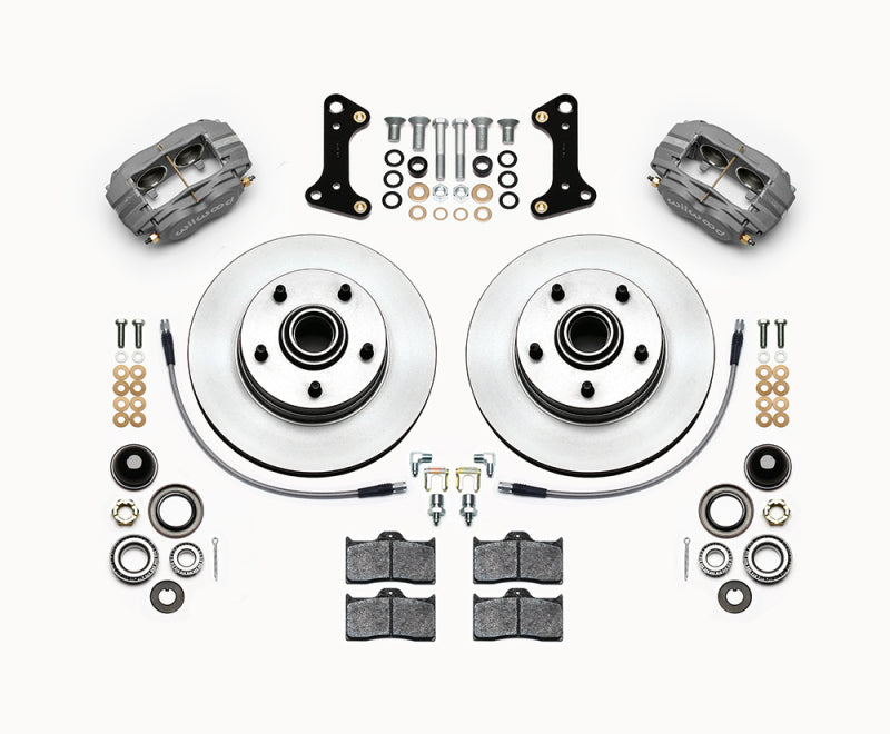 Wilwood Forged Dynalite-M Front Kit 11.00in 1 PC Rotor&Hub 67-69 Camaro 64-72 Nova Chevelle - GTR Auto