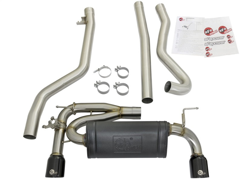 aFe MACHForce XP Exhausts Cat-Back SS 16-17 BMW 340i/iX 440i/iX (F3X) L6-3.0L (B58) w/Black Tips - GTR Auto