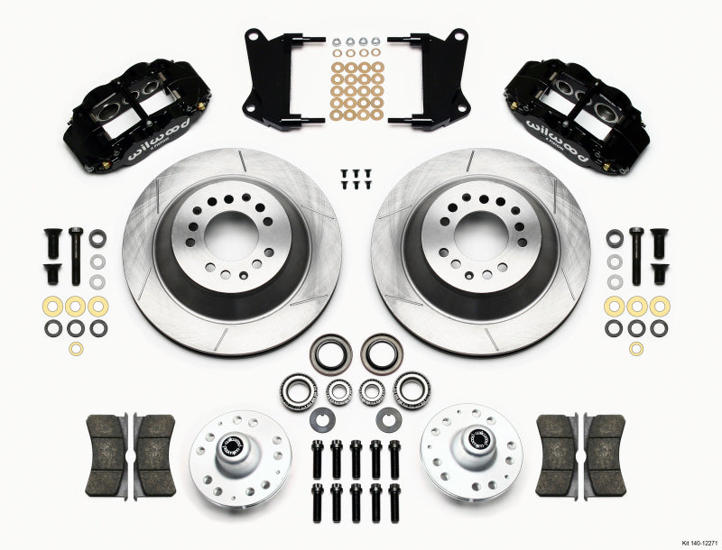 Wilwood Narrow Superlite 6R Front Hub & 1PC Rtr Kit 12.88in 67-69 Camaro 64-72 Nova Chevelle - GTR Auto