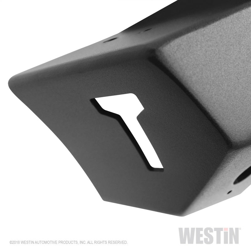 Westin 18-22 Jeep Wrangler JL / 20-22 Gladiator WJ2 Stubby Front Bumper w/Bull Bar - Tex. Blk - GTR Auto