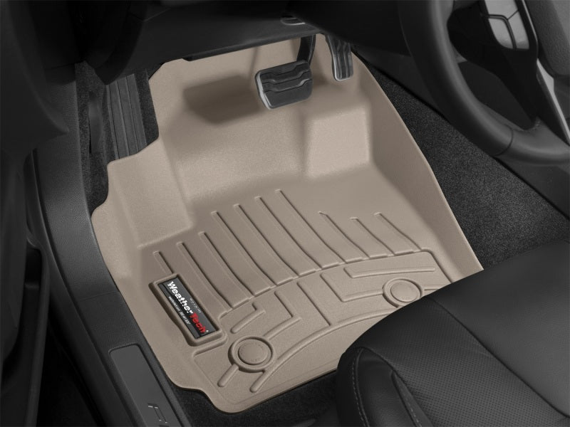 WeatherTech 04+ BMW X3 Front FloorLiner - Tan - GTR Auto