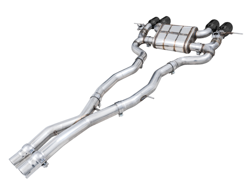 AWE SwitchPath Catback Exhaust for BMW G8X M3/M4 - Diamond Black Tips - GTR Auto