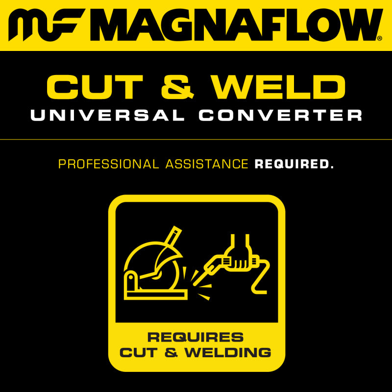 MagnaFlow Universal Catalytic Converter 2.25in Front CA