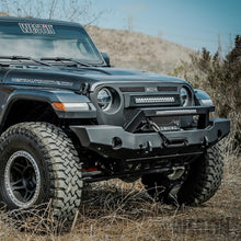 Load image into Gallery viewer, Westin 18-20 Jeep Wrangler WJ2 Full Width Front Bumper w/LED Light Bar Mount Textured Black - GTR Auto