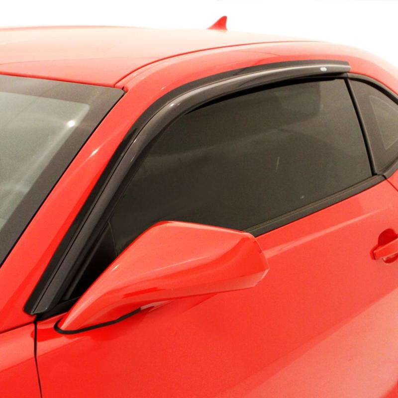 AVS 80-96 Ford Bronco Standard Cab Ventvisor Outside Mount Window Deflectors 2pc - Smoke - GTR Auto