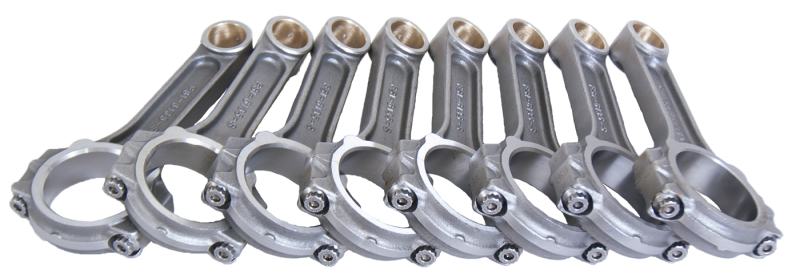 Eagle Chevrolet Big Block 4340 I-Beam Connecting Rod 6.135in w/ 7/16in ARP 8740 (Set of 8) - GTR Auto