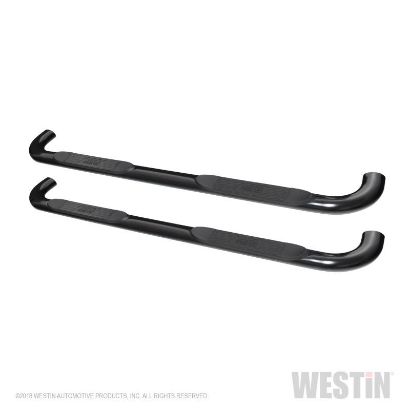 Westin 2019 Chevrolet Silverado/Sierra 1500 Crew Cab Platinum 4 Oval Nerf Step Bars - Black - GTR Auto