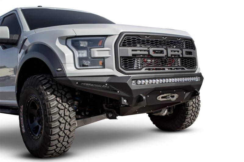 Addictive Desert Designs 17-18 Ford F-150 Raptor Stealth Fighter Front Bumper w/ Winch Mount - GTR Auto