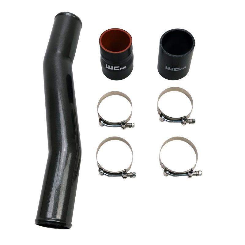 Wehrli 03-07 Dodge 5.9L Cummins Passenger Side 3in Replacement Intercooler Pipe - WCFab Red - GTR Auto