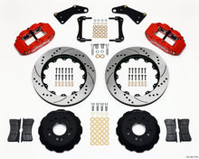 Load image into Gallery viewer, Wilwood Narrow Superlite 6R Front Hat Kit 14.00in Drill Red 65-82 Corvette C2/C3 - GTR Auto