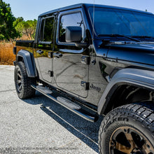Load image into Gallery viewer, Westin 2020 Jeep Gladiator PRO TRAXX 5 WTW Oval Nerf Step Bars - Black - GTR Auto