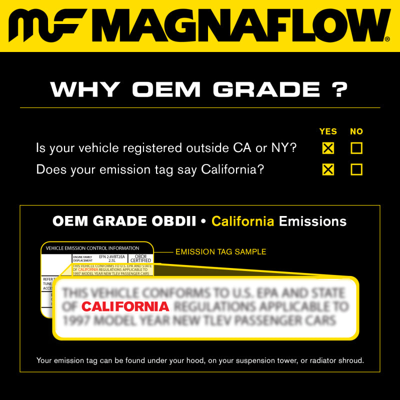 MagnaFlow Direct Fit Catalytic Converter 07-09 Honda Truck CR-V 2.4L
