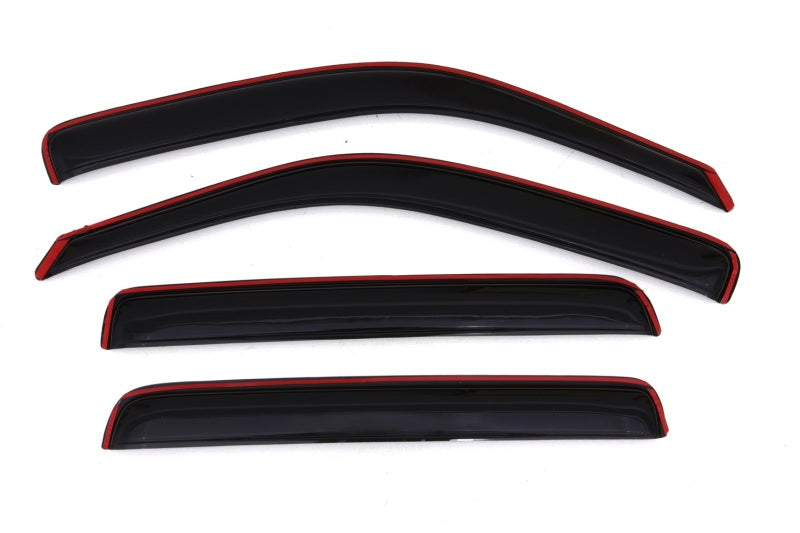 AVS 06-14 Honda Ridgeline Ventvisor In-Channel Front & Rear Window Deflectors 4pc - Smoke - GTR Auto